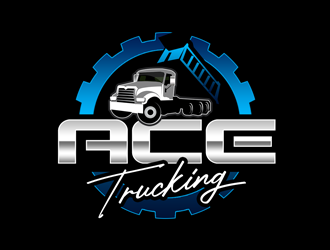 Ace Trucking logo design by kunejo