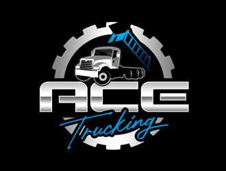 Ace Trucking logo design by kunejo