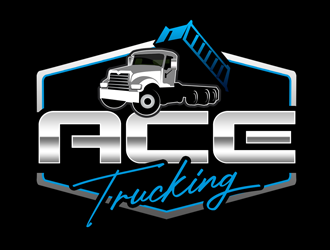 Ace Trucking logo design by kunejo