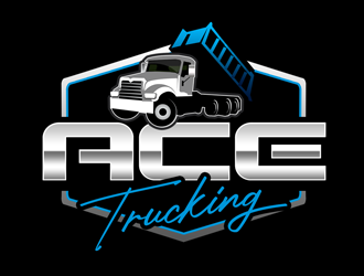 Ace Trucking logo design by kunejo