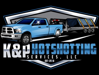 K&P Hotshotting Services, LLC Logo Design - 48hourslogo