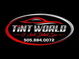 TINT WORLD & AUTO DETAIL SPA logo design by jaize