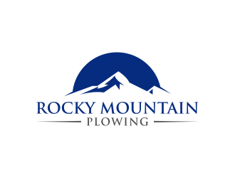 Rocky Mountain Plowing logo design by bombers