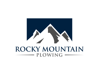 Rocky Mountain Plowing logo design by bombers