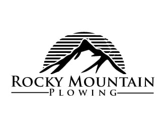 Rocky Mountain Plowing logo design by AamirKhan