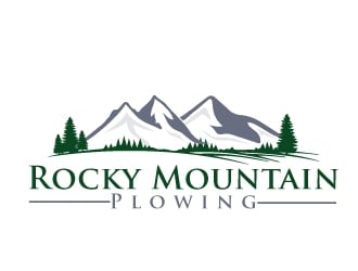 Rocky Mountain Plowing logo design by AamirKhan