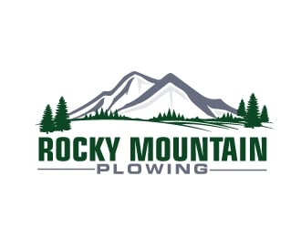 Rocky Mountain Plowing logo design by AamirKhan