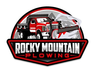 Rocky Mountain Plowing logo design by AamirKhan