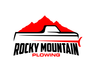 Rocky Mountain Plowing logo design by ekitessar