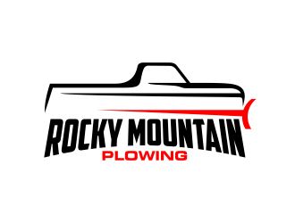 Rocky Mountain Plowing logo design by ekitessar