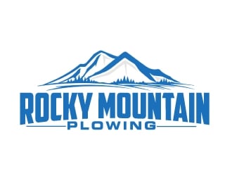 Rocky Mountain Plowing logo design by AamirKhan