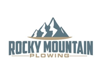 Rocky Mountain Plowing logo design by AamirKhan