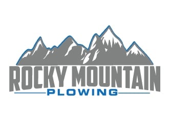 Rocky Mountain Plowing logo design by AamirKhan