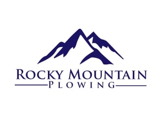 Rocky Mountain Plowing logo design by AamirKhan