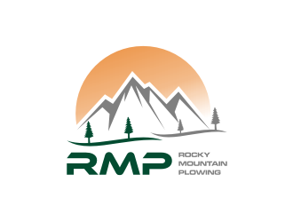 Rocky Mountain Plowing logo design by clayjensen