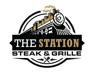 The Station Bar & Grille logo design by invento