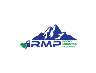 Rocky Mountain Plowing logo design by luckyprasetyo