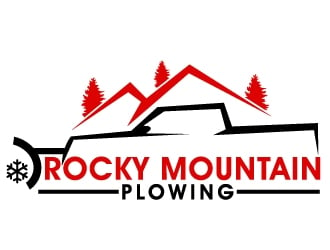 Rocky Mountain Plowing logo design by PMG