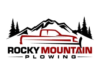 Rocky Mountain Plowing logo design by jaize