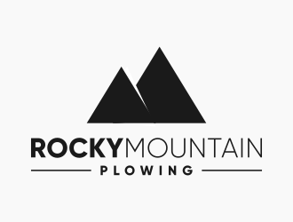 Rocky Mountain Plowing logo design by falah 7097