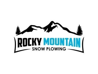 Rocky Mountain Plowing logo design by Gopil