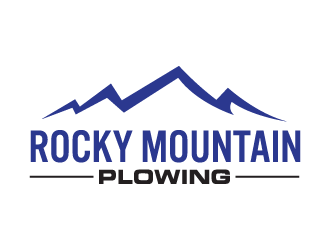 Rocky Mountain Plowing logo design by bluespix