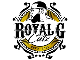 Royal G Cutz logo design by MAXR