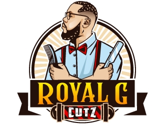 Royal G Cutz logo design by Suvendu