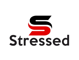 Stressed. logo design by AamirKhan