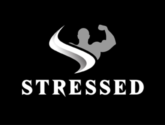 Stressed. logo design by MAXR