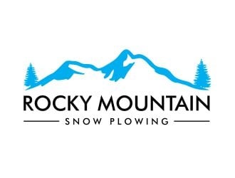 Rocky Mountain Plowing logo design by Gopil