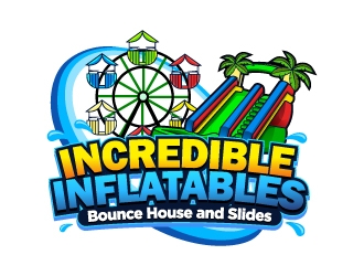 Incredible Inflatables Bounce House and Slides logo design by iamjason