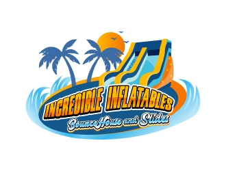 Incredible Inflatables Bounce House and Slides logo design by Shailesh