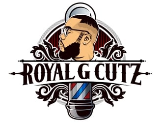 Royal G Cutz logo design by DreamLogoDesign