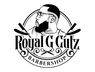 Royal G Cutz logo design by invento