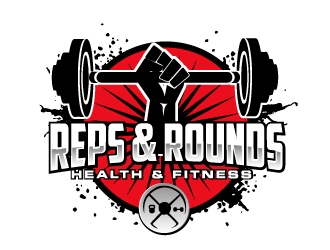 Reps & Rounds Health & Fitness logo design by AamirKhan