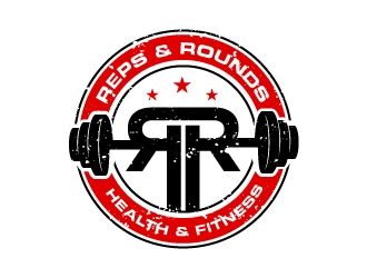 Reps & Rounds Health & Fitness logo design by labo