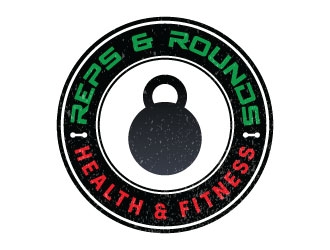 Reps & Rounds Health & Fitness logo design by aryamaity