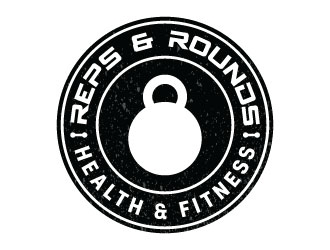 Reps & Rounds Health & Fitness logo design by aryamaity