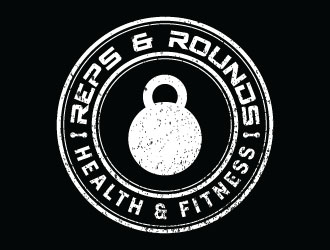 Reps & Rounds Health & Fitness logo design by aryamaity