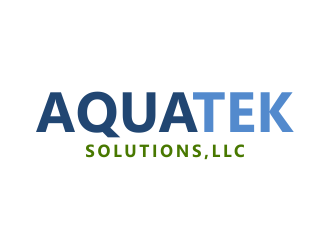 AquaTek Solutions, LLC logo design by Girly