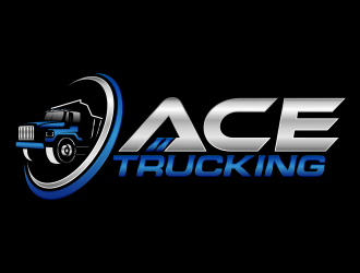 Ace Trucking logo design by zonpipo1