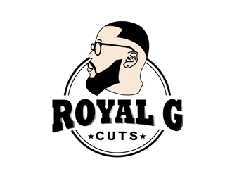 Royal G Cutz logo design by PANTONE