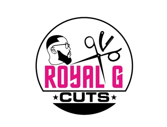 Royal G Cutz logo design by PANTONE