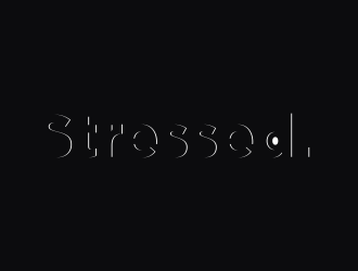 Stressed. logo design by Renaker