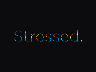 Stressed. logo design by Renaker