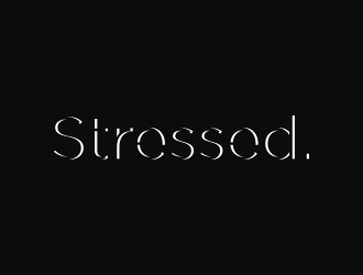 Stressed. logo design by Renaker