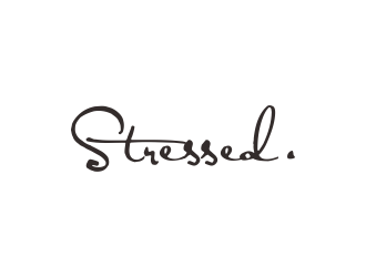 Stressed. logo design by qqdesigns