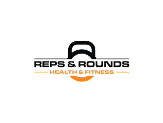 Reps & Rounds Health & Fitness logo design by mbamboex