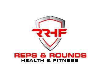 Reps & Rounds Health & Fitness logo design by maze